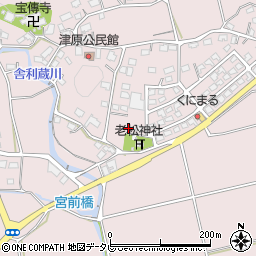 福岡県飯塚市津原658-3周辺の地図