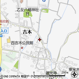 福岡県豊前市吉木624周辺の地図