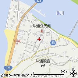 愛媛県大洲市長浜町沖浦2212周辺の地図