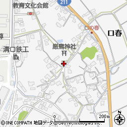 口春公民館周辺の地図