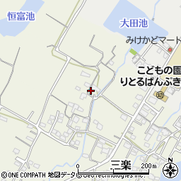 福岡県豊前市三楽109周辺の地図