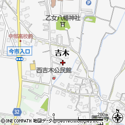 福岡県豊前市吉木933-1周辺の地図