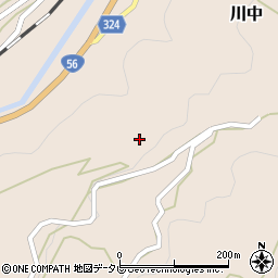 愛媛県喜多郡内子町川中1854周辺の地図