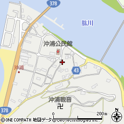 愛媛県大洲市長浜町沖浦2207周辺の地図