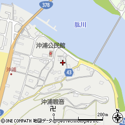 愛媛県大洲市長浜町沖浦2202周辺の地図