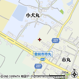 福岡県豊前市市丸370周辺の地図