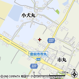 福岡県豊前市市丸371周辺の地図