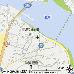 愛媛県大洲市長浜町沖浦2199-1周辺の地図