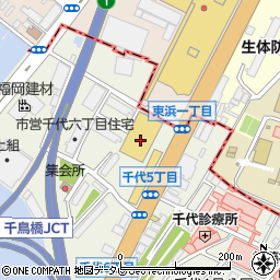 ニトリゆめタウン博多店周辺の地図