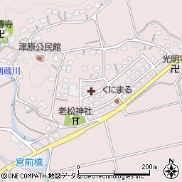 福岡県飯塚市津原663周辺の地図