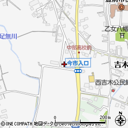 福岡県豊前市吉木1167周辺の地図