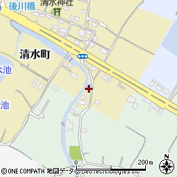 福岡県豊前市清水町8-2周辺の地図