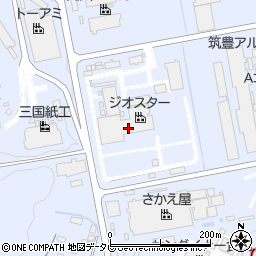 ジオスター株式会社　福岡工場周辺の地図