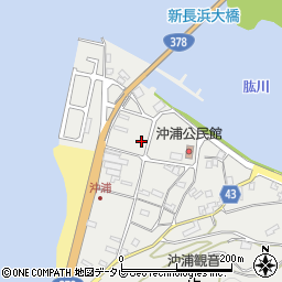 愛媛県大洲市長浜町沖浦2264-2周辺の地図