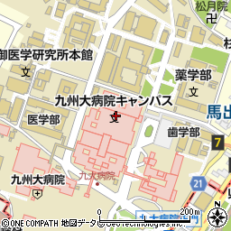 ロイヤルホスト九州大学病院店周辺の地図