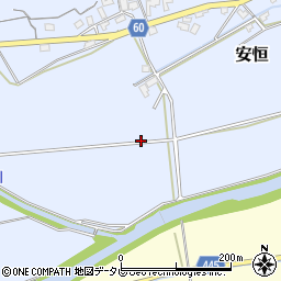 福岡県飯塚市安恒周辺の地図