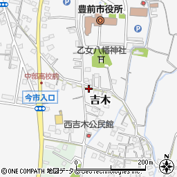 福岡県豊前市吉木1044-1周辺の地図