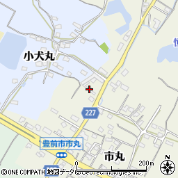 福岡県豊前市市丸360周辺の地図