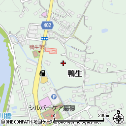 福岡県嘉麻市鴨生676-2周辺の地図