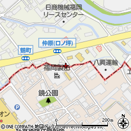 野間薬局　仲原店周辺の地図