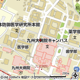 タリーズコーヒー九州大学病院店周辺の地図