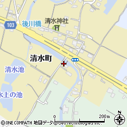 福岡県豊前市清水町148周辺の地図
