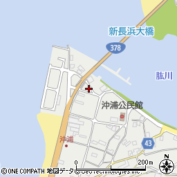 愛媛県大洲市長浜町沖浦2257-1周辺の地図