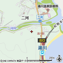 和歌山県東牟婁郡那智勝浦町二河1580周辺の地図