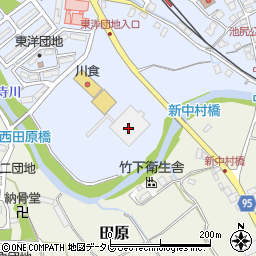 ポプラ田川川崎店周辺の地図