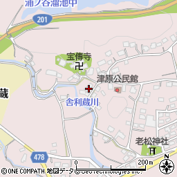 福岡県飯塚市津原951周辺の地図