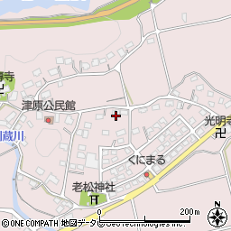福岡県飯塚市津原767周辺の地図