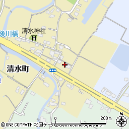 福岡県豊前市清水町132周辺の地図