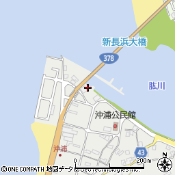愛媛県大洲市長浜町沖浦2255-15周辺の地図