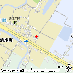 福岡県豊前市清水町127周辺の地図