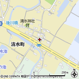 福岡県豊前市清水町104周辺の地図