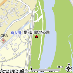 物部川緑地公園周辺の地図
