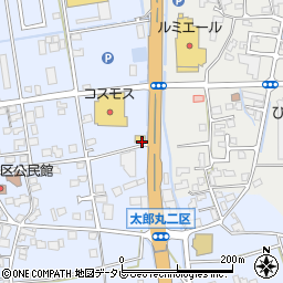 丸亀製麺 穂波店周辺の地図