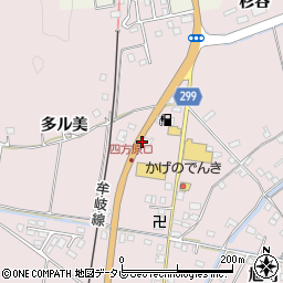 徳島県海部郡海陽町四方原大道西周辺の地図
