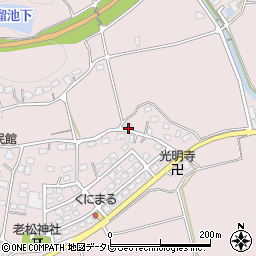 福岡県飯塚市津原603周辺の地図