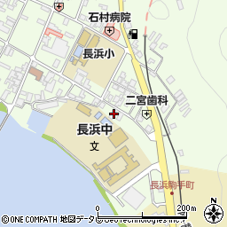 愛媛県大洲市長浜甲36周辺の地図