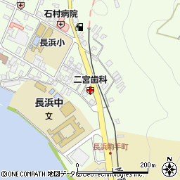 愛媛県大洲市長浜甲65周辺の地図