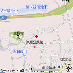 福岡県飯塚市津原745周辺の地図