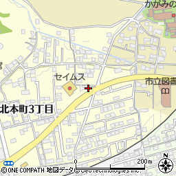 高知県香美市土佐山田町北本町上１丁目周辺の地図