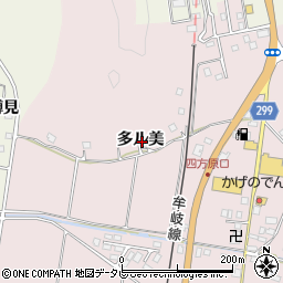 徳島県海部郡海陽町四方原多ル美周辺の地図