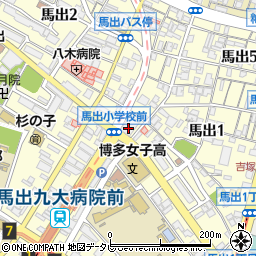 九州労働金庫福岡県庁前支店周辺の地図