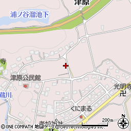 福岡県飯塚市津原周辺の地図