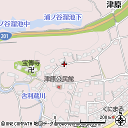 福岡県飯塚市津原930周辺の地図