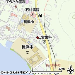 愛媛県大洲市長浜甲50周辺の地図