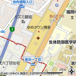 杵屋ゆめタウン博多店周辺の地図