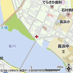 愛媛県大洲市長浜甲296周辺の地図